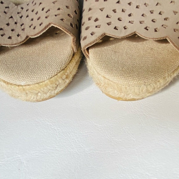 Kanna wedge espadrilles with laser detail - Picture 7 of 9